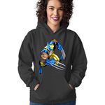 Fashion, accesorii si bijuterii - Femei - Imbracaminte femei - Hanorace femei - Hanorac Femei Wolverine Human Mutant Roy Thomas Marvel Comics, negru,  marime S - Infinity.ro