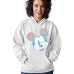 Fashion, accesorii si bijuterii - Femei - Imbracaminte femei - Hanorace femei - Hanorac Femei Mickey Mouse Pastels Colors Smooth Cartoon Animation, alb,  marime S - Infinity.ro