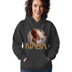 Fashion, accesorii si bijuterii - Femei - Imbracaminte femei - Hanorace femei - Hanorac Femei NASA Logo Pluto Planet New Small Dwarf Exo, negru,  marime S - Infinity.ro