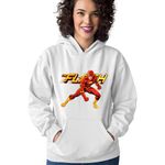Fashion, accesorii si bijuterii - Femei - Imbracaminte femei - Hanorace femei - Hanorac Femei Flash Logo X-MEN Marvel DC Comics Animation America, alb,  marime S - Infinity.ro