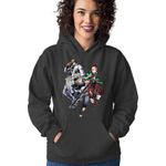 Fashion, accesorii si bijuterii - Femei - Imbracaminte femei - Hanorace femei - Hanorac Femei Black Clover Asta Kimetsu no Yaiba Tanjirou JoJo Anime, negru,  marime S - Infinity.ro