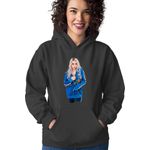 Fashion, accesorii si bijuterii - Femei - Imbracaminte femei - Hanorace femei - Hanorac Femei Billie Eilish American Singer Songwriter Ocean Eyes, negru,  marime S - Infinity.ro