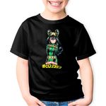 Fashion, accesorii si bijuterii - Copii - Imbracaminte copii - Tricouri copii - Tricou copii Tsuyu Asui Hero Academia Anime Manga, negru, XS Copii - Infinity.ro