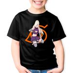Fashion, accesorii si bijuterii - Copii - Imbracaminte copii - Tricouri copii - Tricou copii Naruto Ino Yamanaka Sakura Anime Girl Manga, negru, S Copii - Infinity.ro