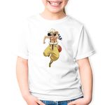 Fashion, accesorii si bijuterii - Copii - Imbracaminte copii - Tricouri copii - Tricou copii Usopp One Piece Pirat Vagabond Rebel Anime, alb, M Copii - Infinity.ro