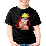 Fashion, accesorii si bijuterii - Copii - Imbracaminte copii - Tricouri copii - Tricou copii Naruto Akatsuki Shippuden Manga Anime, negru, XS Copii - Infinity.ro