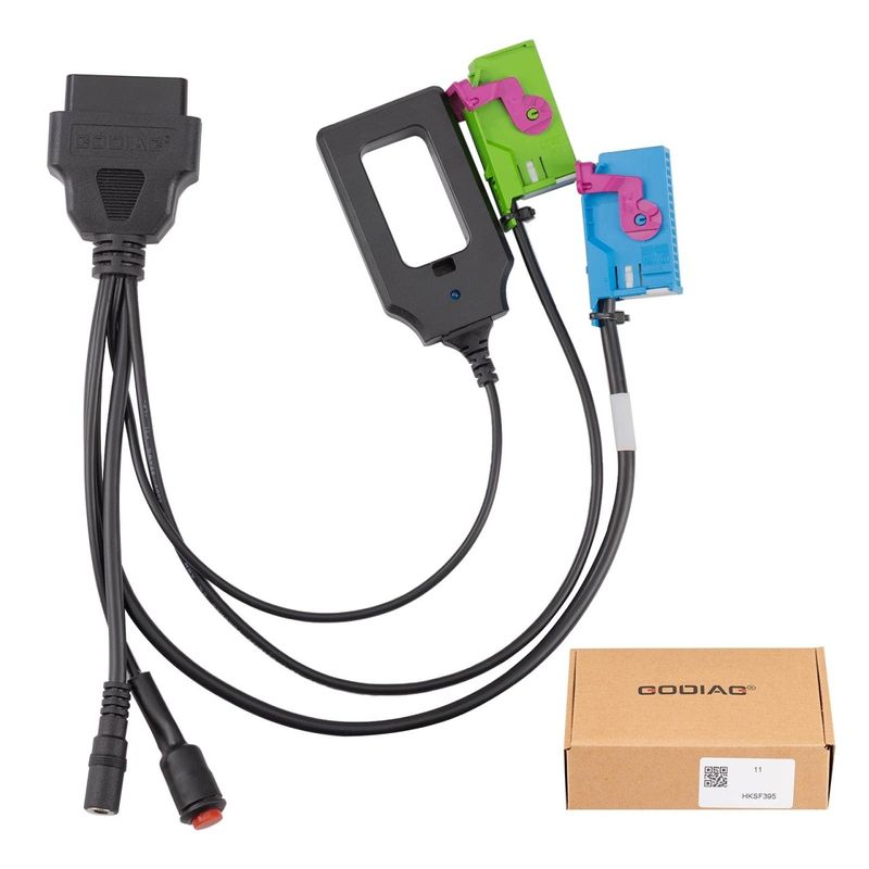 Auto si Moto - Reparatii si depanare - Sisteme de diagnoza - Cablu GODIAG GT112 K-Line pentru testare IMMO si sincronizare chei, compatibil VW, Audi, Skoda, Seat, generatia 2 si 3 - Infinity.ro