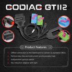 Auto si Moto - Reparatii si depanare - Sisteme de diagnoza - Cablu GODIAG GT112 K-Line pentru testare IMMO si sincronizare chei, compatibil VW, Audi, Skoda, Seat, generatia 2 si 3 - Infinity.ro