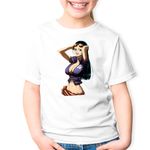 Fashion, accesorii si bijuterii - Copii - Imbracaminte copii - Tricouri copii - Tricou copii One Piece Nico Robin Devil Child Anime, alb, M Copii - Infinity.ro