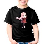 Fashion, accesorii si bijuterii - Copii - Imbracaminte copii - Tricouri copii - Tricou copii Human-Klaxo Sapien Hybrid Anime Chibi, negru, XS Copii - Infinity.ro