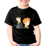 Fashion, accesorii si bijuterii - Copii - Imbracaminte copii - Tricouri copii - Tricou copii Haikyuu Volei Hinata Kageyama Haruichi Furudate, negru, XL Copii - Infinity.ro