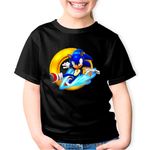 Fashion, accesorii si bijuterii - Copii - Imbracaminte copii - Tricouri copii - Tricou copii Sonic the Hedgehog Mataron Alergare, negru, XS Copii - Infinity.ro
