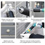 Casa si Gradina - Constructii - Scule electrice si accesorii - Scule multifunctionale si accesorii - Pistol de Cuie Manual MRG M1229, Pentru Cuie Beton Metal, Calibru 7.3 mm - Infinity.ro