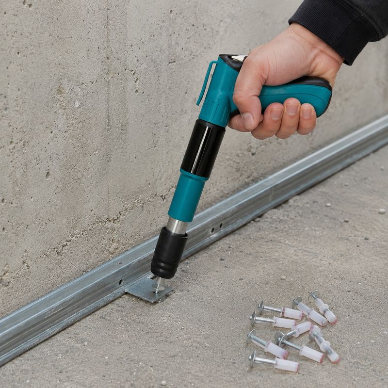 Casa si Gradina - Constructii - Scule electrice si accesorii - Scule multifunctionale si accesorii - Pistol de Cuie Manual MRG M1229, Pentru Cuie Beton Metal, Calibru 7.3 mm - Infinity.ro