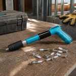 Casa si Gradina - Constructii - Scule electrice si accesorii - Scule multifunctionale si accesorii - Pistol de Cuie Manual MRG M1229, Pentru Cuie Beton Metal, Calibru 7.3 mm - Infinity.ro