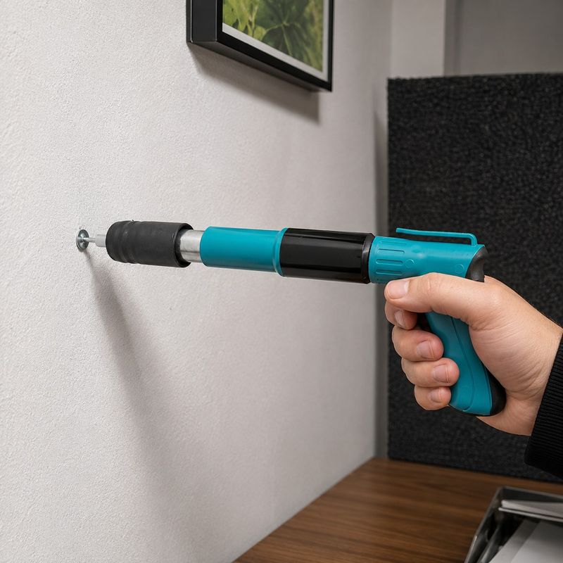 Casa si Gradina - Constructii - Scule electrice si accesorii - Scule multifunctionale si accesorii - Pistol de Cuie Manual MRG M1229, Pentru Cuie Beton Metal, Calibru 7.3 mm - Infinity.ro