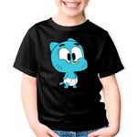 Fashion, accesorii si bijuterii - Copii - Imbracaminte copii - Tricouri copii - Tricou copii Gumball Bebe Scutec Bebelino Copilarie, negru, L Copii - Infinity.ro