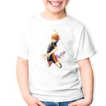 Fashion, accesorii si bijuterii - Copii - Imbracaminte copii - Tricouri copii - Tricou copii Volei Anime Shoyo Hinata Haikyuu Haikyu!!, alb, S Copii - Infinity.ro