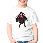 Fashion, accesorii si bijuterii - Copii - Imbracaminte copii - Tricouri copii - Tricou copii Yumeko Jabami Kakegurui Gambling Poker, alb, XL Copii - Infinity.ro