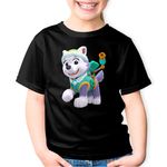 Fashion, accesorii si bijuterii - Copii - Imbracaminte copii - Tricouri copii - Tricou copii Paw Patrol Husky Siberian Catelus Brawl Stars, negru, M Copii - Infinity.ro