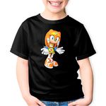 Fashion, accesorii si bijuterii - Copii - Imbracaminte copii - Tricouri copii - Tricou copii Tikal Sonic the Hedgehog 3D Chaos, negru, S Copii - Infinity.ro
