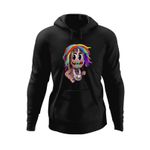 Fashion, accesorii si bijuterii - Barbati - Imbracaminte - Hanorace barbati - Hanorac barbati 6ix9ine Tekashi69 Rapper, negru, marime S - Infinity.ro