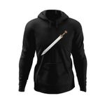 Fashion, accesorii si bijuterii - Barbati - Imbracaminte - Hanorace barbati - Hanorac barbati Age Of Empires Gladius Ancient Rome Sword Dagger Weapon, negru, marime S - Infinity.ro
