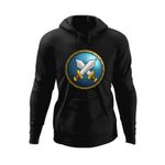 Fashion, accesorii si bijuterii - Barbati - Imbracaminte - Hanorace barbati - Hanorac barbati Age of Empires Scut Sigil Sabii Video Game, negru, marime S - Infinity.ro