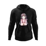 Fashion, accesorii si bijuterii - Barbati - Imbracaminte - Hanorace barbati - Hanorac barbati Alluka Zoldyck Hunter x Hunter Manga, negru, marime S - Infinity.ro