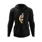 Fashion, accesorii si bijuterii - Barbati - Imbracaminte - Hanorace barbati - Hanorac barbati Anime Girl Momo Yaoyorozu Hero Academia, negru, marime S - Infinity.ro