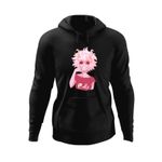 Fashion, accesorii si bijuterii - Barbati - Imbracaminte - Hanorace barbati - Hanorac barbati Anime Girl My Hero Academia Manga, negru, marime S - Infinity.ro