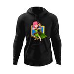 Fashion, accesorii si bijuterii - Barbati - Imbracaminte - Hanorace barbati - Hanorac barbati Archer Clash Royale Minecraft, negru, marime S - Infinity.ro