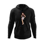 Fashion, accesorii si bijuterii - Barbati - Imbracaminte - Hanorace barbati - Hanorac barbati Ariana Grande 7 Rings Merch Cloud, negru, marime S - Infinity.ro