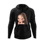 Fashion, accesorii si bijuterii - Barbati - Imbracaminte - Hanorace barbati - Hanorac barbati Ariana Grande Save Your Tears Merch, negru, marime S - Infinity.ro
