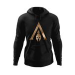 Fashion, accesorii si bijuterii - Barbati - Imbracaminte - Hanorace barbati - Hanorac barbati Assassin's Creed Odyssey Crest Emblem, negru, marime S - Infinity.ro