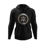 Fashion, accesorii si bijuterii - Barbati - Imbracaminte - Hanorace barbati - Hanorac barbati Assassin's Creed Silver Coin Skull, negru, marime S - Infinity.ro