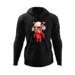 Fashion, accesorii si bijuterii - Barbati - Imbracaminte - Hanorace barbati - Hanorac barbati Attack on Titan Anime Manga Creeper Horror, negru, marime S - Infinity.ro