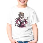 Fashion, accesorii si bijuterii - Copii - Imbracaminte copii - Tricouri copii - Tricou copii Ultra Despair Girls Danganronpa Video Game, alb, M Copii - Infinity.ro
