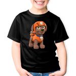 Fashion, accesorii si bijuterii - Copii - Imbracaminte copii - Tricouri copii - Tricou copii Paw Patrol Labrador Zuma Politist Roblox, negru, XS Copii - Infinity.ro