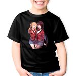 Fashion, accesorii si bijuterii - Copii - Imbracaminte copii - Tricouri copii - Tricou copii Kakegurui Runa Yumeko Joc Noroc Anime, negru, XS Copii - Infinity.ro