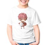 Fashion, accesorii si bijuterii - Copii - Imbracaminte copii - Tricouri copii - Tricou copii Kuroko no Basket Seijuro Akashi Chibi Anime, alb, M Copii - Infinity.ro