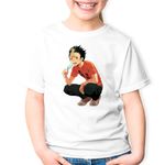 Fashion, accesorii si bijuterii - Copii - Imbracaminte copii - Tricouri copii - Tricou copii Haikyuu Nishinoya Yuu Volei Inghetata Haikyu!!, alb, M Copii - Infinity.ro