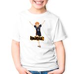 Fashion, accesorii si bijuterii - Copii - Imbracaminte copii - Tricouri copii - Tricou copii Haikyuu Anime Volei Hinata Manga, alb, S Copii - Infinity.ro