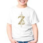 Fashion, accesorii si bijuterii - Copii - Imbracaminte copii - Tricouri copii - Tricou copii Legend of Zelda Game Logo Sky, alb, M Copii - Infinity.ro