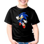 Fashion, accesorii si bijuterii - Copii - Imbracaminte copii - Tricouri copii - Tricou copii Sonic Ariciul Sprint Viteza Minecraft, negru, XL Copii - Infinity.ro