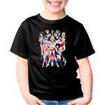 Fashion, accesorii si bijuterii - Copii - Imbracaminte copii - Tricouri copii - Tricou copii Sailor Moon All Team Crew Anime Manga, negru, L Copii - Infinity.ro