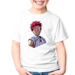 Fashion, accesorii si bijuterii - Copii - Imbracaminte copii - Tricouri copii - Tricou copii Kuroko no Basket Seijuro Akashi Manga, alb, M Copii - Infinity.ro