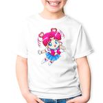 Fashion, accesorii si bijuterii - Copii - Imbracaminte copii - Tricouri copii - Tricou copii Sailor Moon Chibiusa Ziua Copilului, alb, XS Copii - Infinity.ro