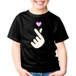 Fashion, accesorii si bijuterii - Copii - Imbracaminte copii - Tricouri copii - Tricou copii TS Heart Finger Blood Sweat Tears, negru, XS Copii - Infinity.ro