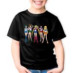 Fashion, accesorii si bijuterii - Copii - Imbracaminte copii - Tricouri copii - Tricou copii Sailor Moon Desene Animate Bebe, negru, S Copii - Infinity.ro